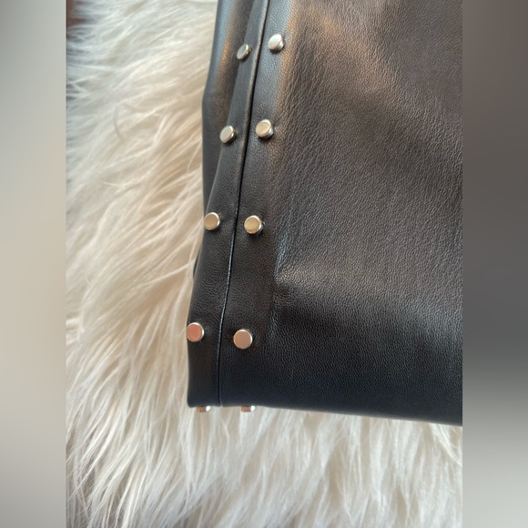 NWT Vegan Leather Skirt with Silver Studs🖤✔️⚫️Worthington Size 8 NWT - Picture 13 of 13